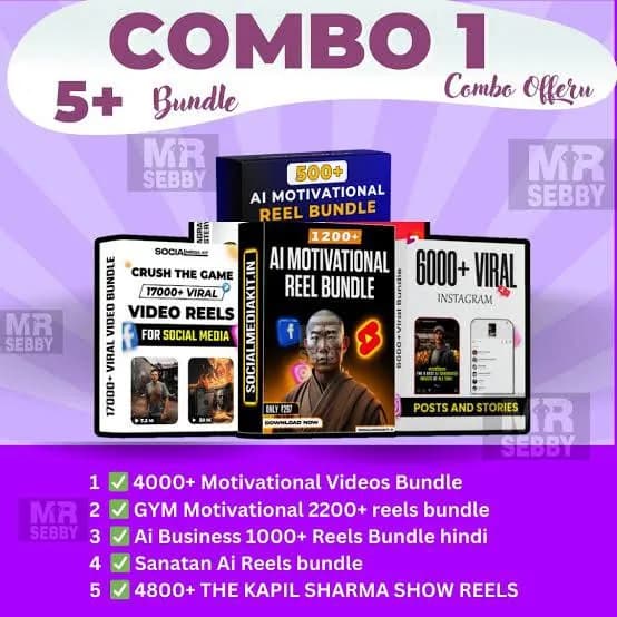 AI MOTIVATIONAL REELS BUNDLE