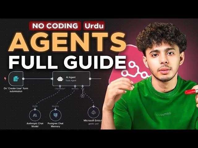 N8N Full Course: Building Al Agents for Beginners! (Urdu/Hindi)
